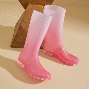 Screenshot 2025-08-06 at 23.48.24 Blush Wave Pink Gradient High Rain Boots