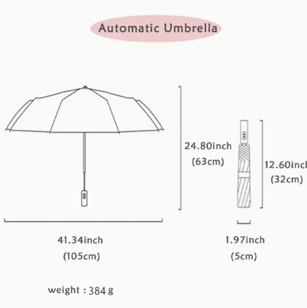 RainLite 190T Foldable Umbrella