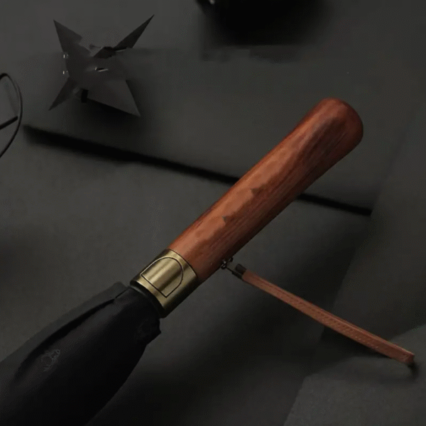 Heritage Grip Classic Wooden Handle Umbrella
