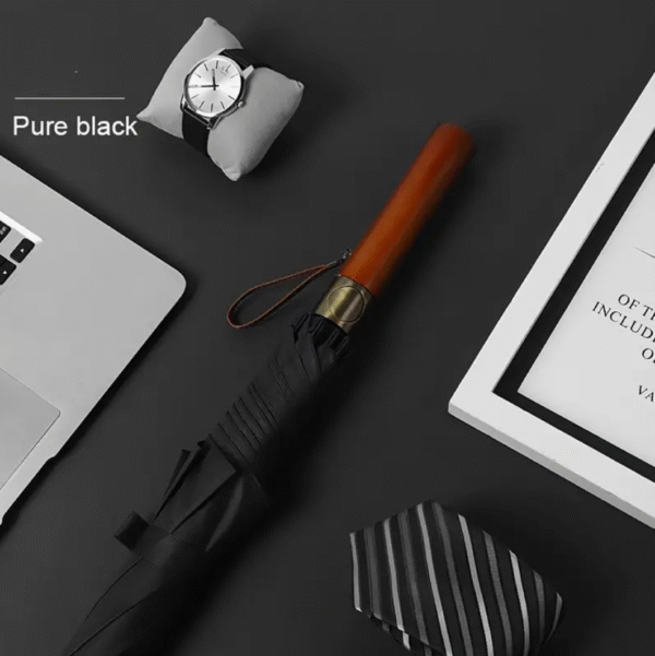 Heritage Grip Classic Wooden Handle Umbrella