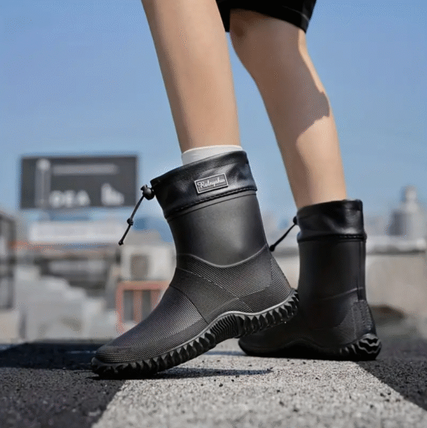 Mid Calf Rain Boots for Men