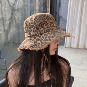 Leopard Luxe Beach Hat