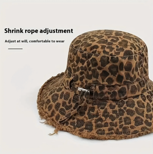 Leopard Luxe Beach Hat